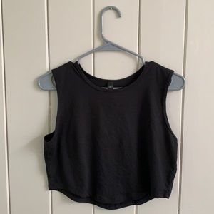 Black athletic tank